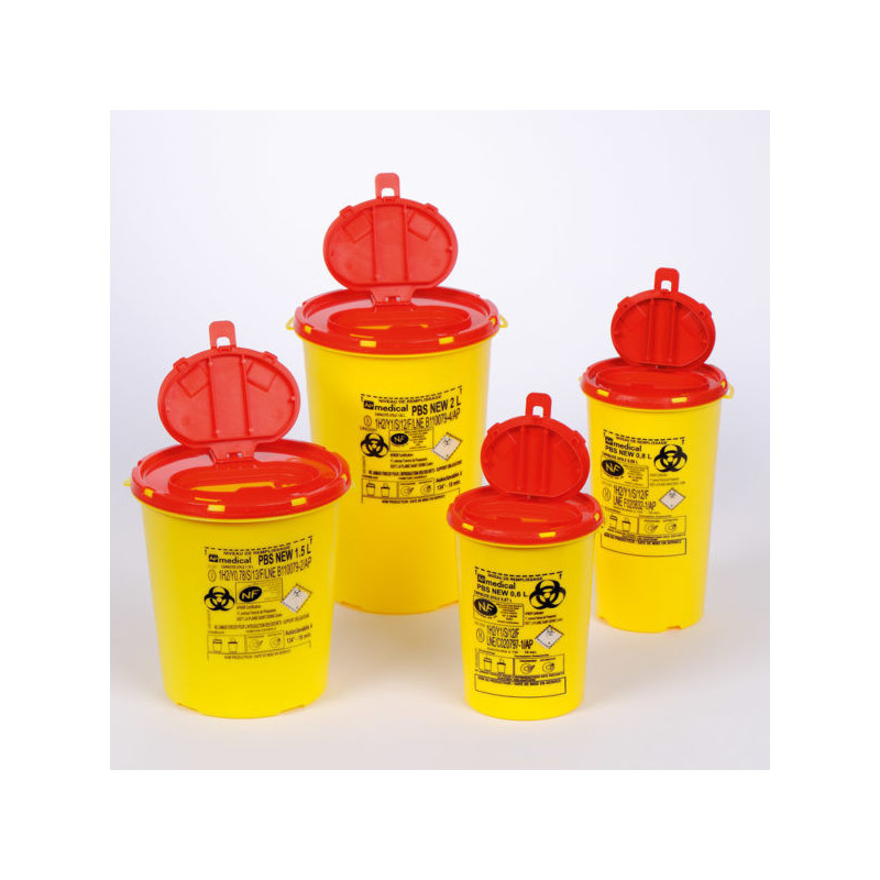 Container rond à aiguilles 0,8 litre