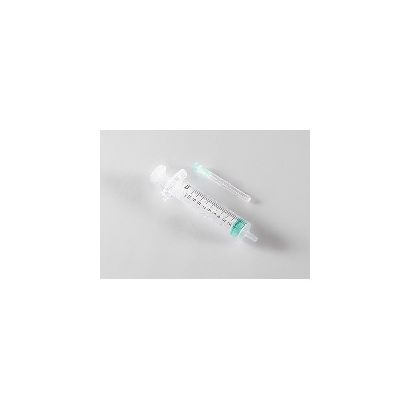 Seringues 5 ml + aiguilles 21G x 1 1/2 Bd Emerald Luer C.
