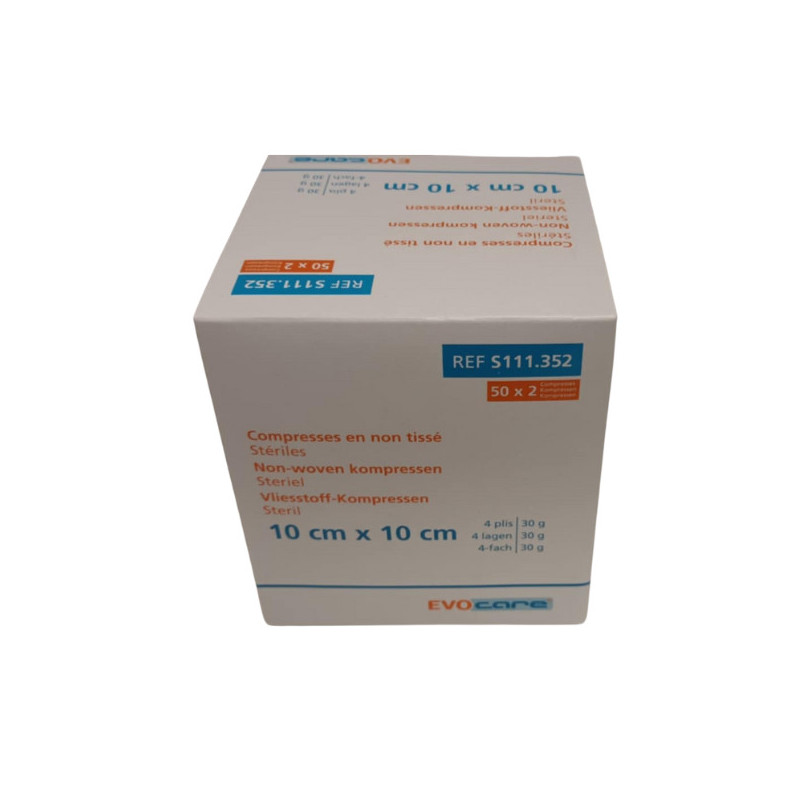 Compresses en non-tissé, non stériles