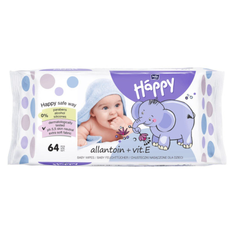 Lingettes bébé à l'allantoïne et vitamine E Lingettes bébé à l'allantoïne et vitamine E