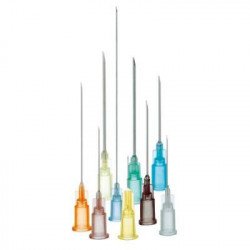 100 Aiguilles BD MICROLANCE 3 - bleu - 23G x 1