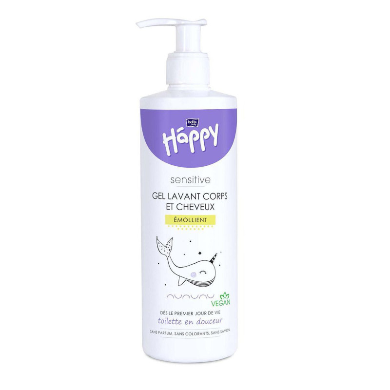 Gel lavant corps et cheveux, émollient 400ml Gel lavant corps et cheveux, émollient 400ml