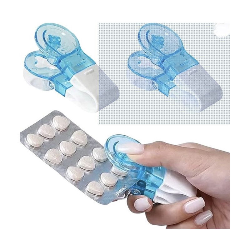Débistériseurs de médicament Bleu transparent