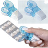 Débistériseurs de médicament Bleu transparent