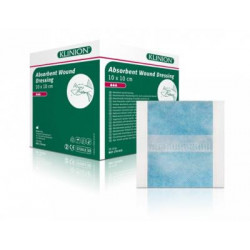 Compresses absorbantes stériles Klinion - 10x10 cm - Boîte de 50