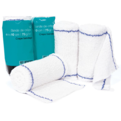 Bande crêpe velpeau Raffin, sachet de 3 pièces