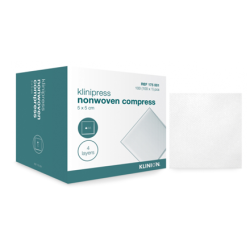 Compresse 4 plis stérile  ( 5 x 5 cm)  (Emballée 25 pièces)