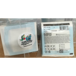 Compresse 4 plis stérile  ( 5 x 5 cm)  (Emballée 25 pièces)