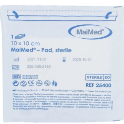 15  compresses absorbantes 10 x10 cm  MAIMED